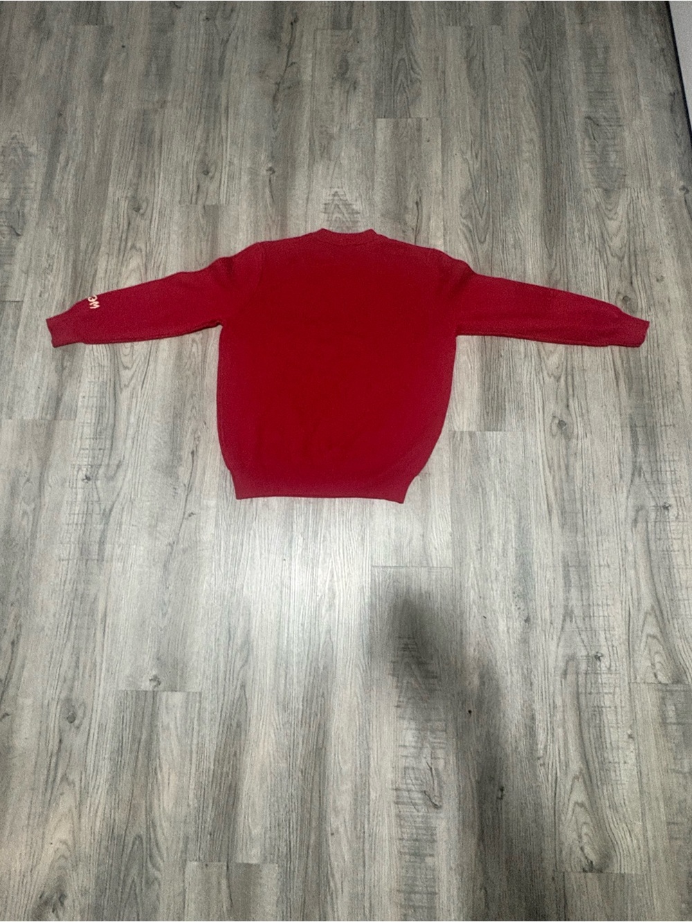 Classic Red Crewneck Sweater for Women